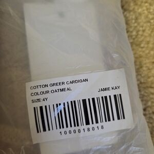 Jamie Kay Cotton Greer Cardigan - Oatmeal